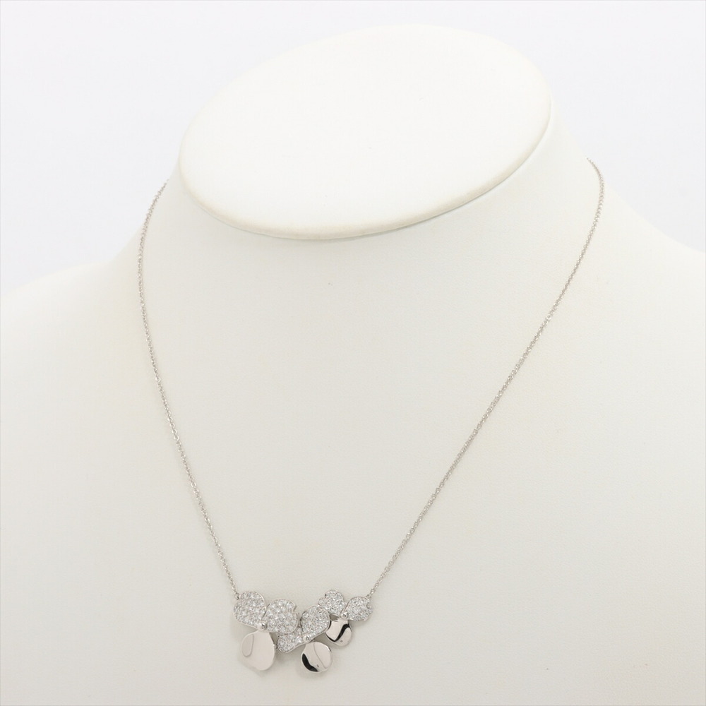 Tiffany Paper Flower Cluster Diamond Necklace Platinum